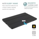 RMPACK Xiaomi Pad 5 / Pad 5 Pro Notesz Tok SmartCase 2in1 PU+TPU Kitámasztható AutoWakeUp/Sleep Funkcióval Fekete