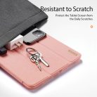 RMPACK Xiaomi Pad 5 / Pad 5 Pro Notesz Tok DUX DUCIS Domo Series Kitámasztható 2in1 PU+TPU SmartCover Rózsaszín