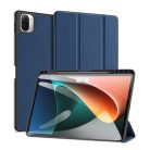 RMPACK Xiaomi Pad 5 / Pad 5 Pro Notesz Tok DUX DUCIS Domo Series Kitámasztható 2in1 PU+TPU SmartCover Kék