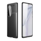 RMPACK Huawei P50 Pro Tok Szilikon TPU NEW Carbon Fiber - Karbon Minta Fekete