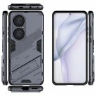 RMPACK Huawei P50 Pro Védőtok Ring Guard Gyűrűs 2in1 Tok Ütésálló - Kitámasztható TPU Hybrid Szürke