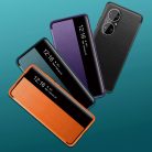 RMPACK Huawei P50 Pro Notesz Tok Elegant Series AutoWakeUp Funkcióval Kitámasztható Zöld