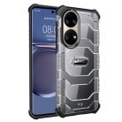 RMPACK Huawei P50 Pro Szilikon Tok Ütésálló Kivitel 2in1 Military TPU+PC Explorer Fekete