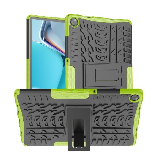 RMPACK Realme Pad 10.4 Tok Ütésállókivitel 2in1 Kitámasztható Csúszásgátló Tire Series Zöld