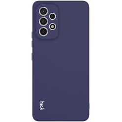   RMPACK Samsung Galaxy A53 5G Szilikon Tok IMAK UC-2 Series Solid Color TPU Lencsevédővel Kék