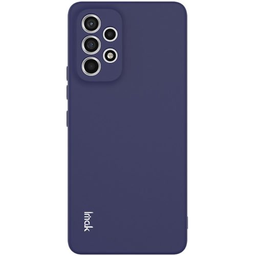 RMPACK Samsung Galaxy A53 5G Szilikon Tok IMAK UC-2 Series Solid Color TPU Lencsevédővel Kék