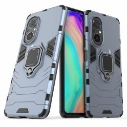   RMPACK Huawei Nova 9 SE Védőtok Ring Guard Gyűrűs 2in1 Tok Ütésálló - Kitámasztható TPU Hybrid Sötétkék