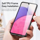 RMPACK Samsung Galaxy A33 5G Szilikon Tok 2in1 DUX DUCIS FINO Series Textil Mintázattal Szürke