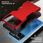 RMPACK Xiaomi Poco X4 Pro 5G ShockProof Tok Ütésállókivitel Csúszásgátló Mintázat Hybrid TPU Protective Fekete