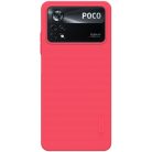 RMPACK Xiaomi Poco X4 Pro 5G Nillkin Tok Super Frosted Shield Series Piros