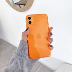 iPhone 11 Szilikon Tok UV TPU Style Narancssárga