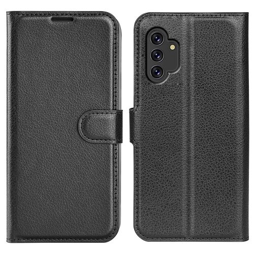 RMPACK Samsung Galaxy A13 Notesz Tok Business Series Kitámasztható Kártyatartóval Fekete
