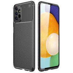   RMPACK Samsung Galaxy A13 Szilikon Tok New Carbon Series Mintázattal Fekete