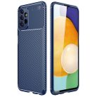 RMPACK Samsung Galaxy A13 Szilikon Tok New Carbon Series Mintázattal Kék