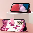 RMPACK Samsung Galaxy A13 Mintás Notesz Tok Kártyatartóval-Kitámasztható Butterfly Style Pillangó Mintázattal