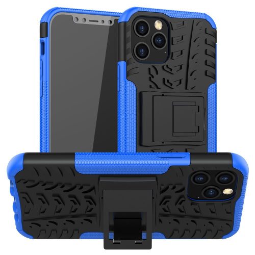 iPhone 12 / iPhone 12 Pro Szilikon Tok 2in1 Cool Tyre Kitámasztható Kék