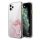 iPhone 12 / iPhone 12 Pro Tok Szilikon Mintás Marble Series Akril A02