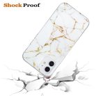 iPhone 12 / iPhone 12 Pro Szilikon Tok Mintás Marble Style Mintázattal B02