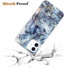 iPhone 12 / iPhone 12 Pro Szilikon Tok Mintás Marble Style Mintázattal B03