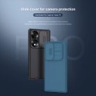 RMPACK Honor 70 5G Tok Ütésállókivitel Nillkin Camshield Pro Series Lencsevédővel Hybrid Fekete