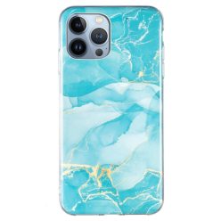   iPhone 14 Pro Mintás Szilikon Tok Marble - Márvány Mintázattal TPU A04