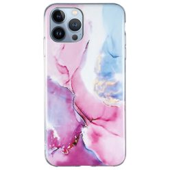   iPhone 14 Pro Mintás Szilikon Tok Marble - Márvány Mintázattal TPU A06