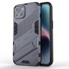 iPhone 14 Tok Ütésállókivitel Kitámasztható 2in1 Armor Hybrid Sötétkék