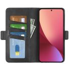 RMPACK Xiaomi 12 Lite Notesz Tok New Business Series Kártyatartóval - Kitámasztható Fekete