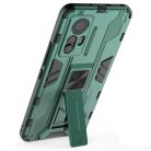 RMPACK Xiaomi 12 Lite Tok Ütésálló Heavy Duty Series 2in1 Hybrid Kitámasztható Zöld