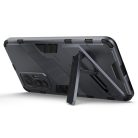 RMPACK Xiaomi 12 Lite Tok Ütésállókivitel Kitámasztható PC + TPU 2in1 Anti-Drop Series Kameralencse védelemmel Sötétkék