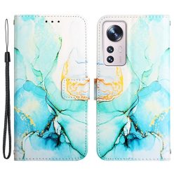   RMPACK Xiaomi 12 Lite Mintás Notesz Tok Kitámasztható Marble Series - Márvány Mintázattal Bankkártyatartóval A02