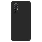 RMPACK Xiaomi 12 Lite Szilikon Tok Lining Shock Series Premium Lencsevédő Kerettel TPU Fekete