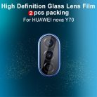 RMPACK Huawei Nova Y70 Kamera Lencse Védő Üvegfólia Tempered Glass Lens Protector IMAK 2db