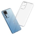 RMPACK Xiaomi 12T Pro Szilikon Tok Crystal Series TPU Beépített Lencsevédővel Áttetsző