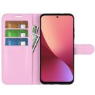 RMPACK Xiaomi 12 Pro Notesz Tok Business Series Kitámasztható Bankkártyatartóval Rózsaszín