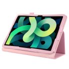 RMPACK iPad 10.9 (2022) Tok Notesz Kitámasztható Belsőkeretvédelemmel Ébresztő/Alvó Funkcióval Rózsaszín