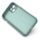 iPhone 13 Szilikon Tok Rugged Shield Ütésállókivitel 2in1 Drop-Proof Series Zöld