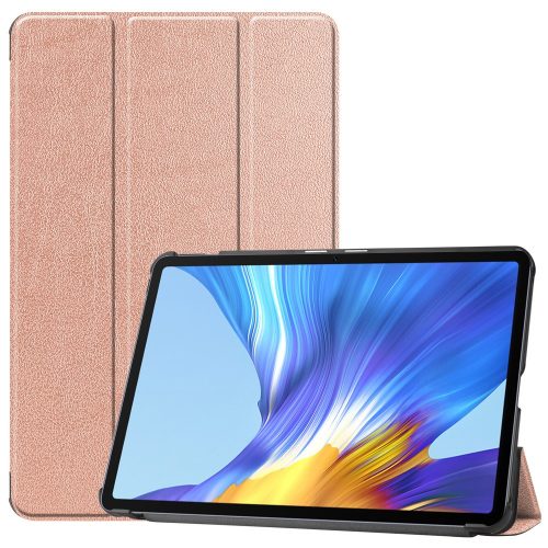 RMPACK Huawei Matepad 10.4 (2020)(2022) Tok Kitámasztható Tri-Fold Series Rózsaarany