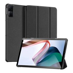   RMPACK Xiaomi Redmi Pad 10.6 Dux DUCIS Domo Series Tok Tri-fold Series On/Off Funkcivóal Fekete