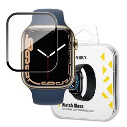   Apple Watch 7/8 45 mm Kijelzővédő Üveg Tempered Glass Watch Glass Protector