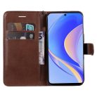 RMPACK Huawei Nova Y90 Notesz Tok Business Series Kitámasztható Kártyatartóval Barna