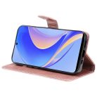 RMPACK Huawei Nova Y90 Notesz Tok Business Series Kitámasztható Kártyatartóval Rózsaarany