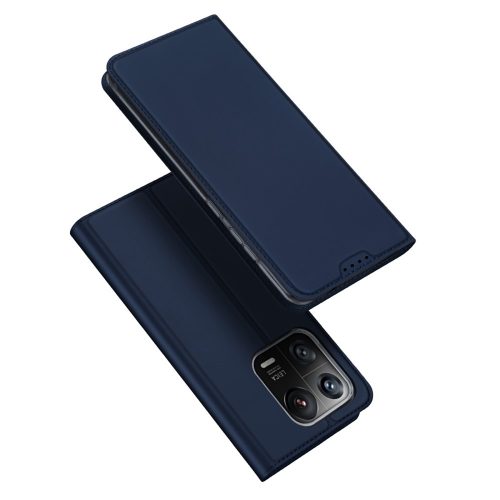 RMPACK Xiaomi 13 Pro Notesz Tok Mágneses DUX DUCIS Skin Pro Series Kitámasztható Kártyatartóval Kék