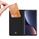 RMPACK Xiaomi 13 Pro Notesz Tok Mágneses DUX DUCIS Skin Pro Series Kitámasztható Kártyatartóval Fekete