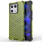 RMPACK Xiaomi 13 Pro Szilikon Tok 2in1 HoneyComb Series Ütésállókivitel Shockproof Zöld