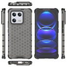 RMPACK Xiaomi 13 Pro Szilikon Tok 2in1 HoneyComb Series Ütésállókivitel Shockproof Fekete