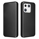 RMPACK Xiaomi 13 Pro Notesz Tok Karbon Mintázattal - Kitámasztható Carbon Style Series Fekete