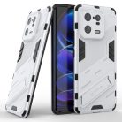 RMPACK Xiaomi 13 Pro Tok Ütésállókivitel Kitámasztható PC + TPU 2in1 Anti-Drop Series Kameralencse védelemmel Fehér