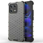 RMPACK Xiaomi 13 Szilikon Tok 2in1 HoneyComb Series Ütésállókivitel Shockproof Fekete