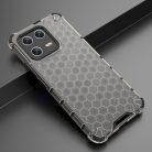 RMPACK Xiaomi 13 Szilikon Tok 2in1 HoneyComb Series Ütésállókivitel Shockproof Fekete